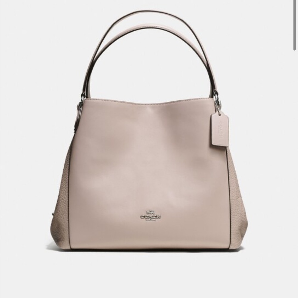New Coach New York bag style 55529 - beautiful neutral color